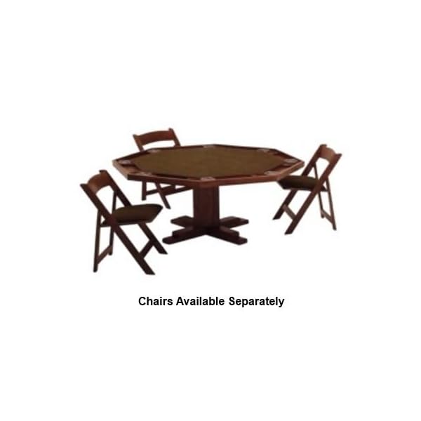 52″ Oak Pedestal Poker Table to Poker Tables Canada