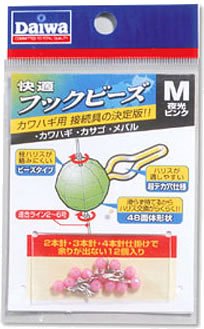 ダイワ フックビーズ 快適 M 夜光ピンクの商品画像