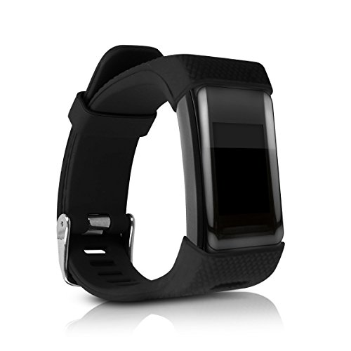 kwmobile Silicone Watch Strap for Garmin Vivosmart HR Plus/Approach X40 - Fitness Tracker Replacement Band - Sports Wristband Bracelet with Clasp