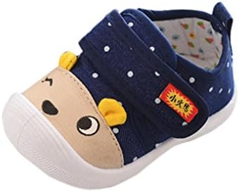 Starxin Toddler Infant Kids Baby Boys Girls Cartoon Anti-slip Shoes Soft Sole Squeaky Sneakers (Blue, Age:12~18M)