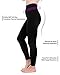 Homma 3 Pack Extra-Thick French Terry Thermal Leggings (Small/Medium, Black x3)