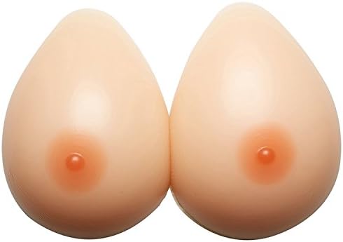 Silicone Breast Forms,Misby Water Drop Fake Breasts Realistic False Breasts Fake Boobs for Crossdressers Mastectomy Transgenders(1600g/pair EE Cup)
