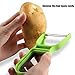 [New Upgraded] Magic Trio Peeler – Tekcast Multi-Functional Vegetable Peeler, Set of 3 Sharp Stainless Steel Blades with Non-Slip Handles Peeler for Potato Fruit, Kitchen Gadgets Tools (3 pcs)