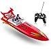 Top Race Remote Control Water Speed Boat, RC Boat for Kids, Perfect Toy for Pools and Lakes 8 Mph (Red)
