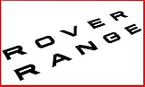 New SET Range Rover Glossy Black Land Rover Range Emblem Logo Badge Letters Hood Trunk Hse