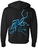 Octopus Sweatshirt Zip-Up Hoodie