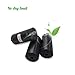 Dog Waste Bags Pet Poop Bags Mutt Refill Rolls Strong Poo Bags with Dispenser Holder Clean Supplies -24 Rolls/360 Bags(Black)