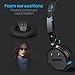 CISNO Over The Ear Wireless Bluetooth Foldable Headset, Noise Cancelling Crystal Clear Headphones with Mic and Volume Control for Trucker Driver, Compatible with iPhone Android MP3/4 TV …