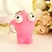 Fireboomoon Pack of 8 Raised Eyes Doll Anti Stress Ball Vent Animal Keychain Squeezing Toys Anti Stress Ball,Vent Animal Keychain,Squeezing Toys,Squishy Splat Ball,Squishy Stress Relief Balls,Squishy