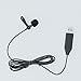 USB Lavalier Lapel Clip-On Microphone - Professional Grade Omnidirectional Condenser Microphone for PC Computers & Mac - Perfect for Recording Youtube Interviews Video Conference Skype Voice Dictation