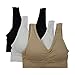 everbrighting Women's 3-Pack Sports Bra with Removable Pads