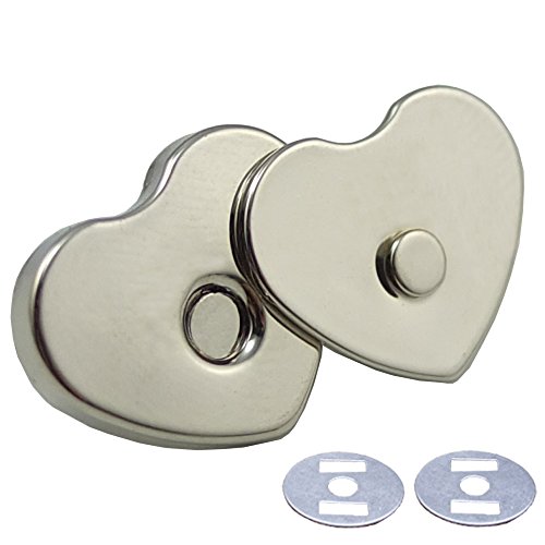 Bluemoona 50 Sets - Magnetic Purse Love Snap 3/4
