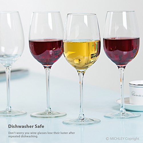 MICHLEYUnbreakableWineGlasses100TritanShatterproofWineGlassesBPAfreeDishwashersafe