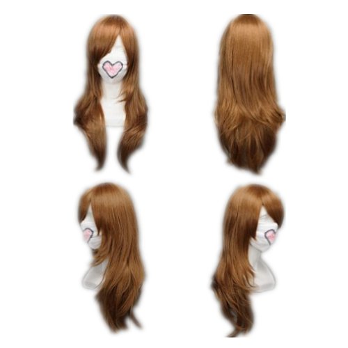 COSPLAZA Cosplay Wigs Long Brown Synthetic Hair Synthetic Wig with Net