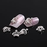 350buy 10pcs 3D Nail Art Alloy Rhinestones Crown Beads Glitters Stickers DIY Decoration