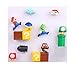 14 Pack Mario Fridge Magnets for Kids Decorative Refrigerator Locker Magnets Kitchen School Office Fun Decoration