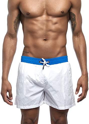 Men's Quick Dry Water Shorts Swim Trunks Lightweight Beach Shorts with Mesh Lining and Pockets