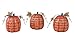 Holiday Designs Inspirational Fall Small Pumpkin Trio - Set of 3 - Thanksgiving Decoration or Table Centerpiece Decor