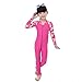 BIKMAN UPF 50+ Long Sleeve Sunsuit Girls Sun Protection One Piece Swimsuit (2-3) Rose Red