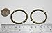 Generic 10 Piece Metal Bronze Annular Buckle Inside Loop Ring for Strap Keeper