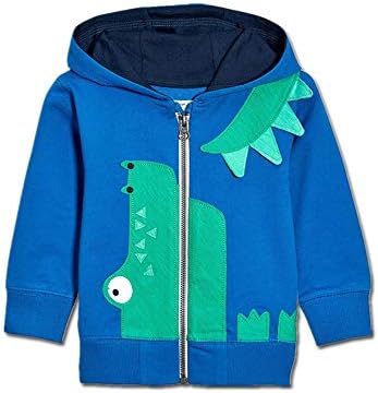 Moyikiss Studio Little Boys Cute Animal Crocodile Hoodie Sport Long Sleeve Cartoon Zipper Hooded Coat Top