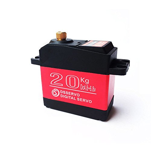ANNIMOS 20KG Digital Servo High Torque Full Metal Gear Waterproof for RC Model DIY, DS3218MG,Control Angle 270°