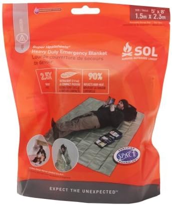 Adventure Medical Kits SOL Heavy Duty Emergency Blanket Multi-Colored