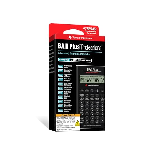 Texas Instruments BA II Plus Professional Financial Calculator