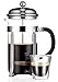 Hunt Brothers Classical French Press Coffee Maker 8 Cup/4 Mug (1 liter 35 oz) | Best Coffee Press with Double Mesh Screen System