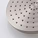 KES 2.5 gpm Rain Shower Head 8 Inch for Bathroom, Brushed Nickel, Fixed Mount, J201S8-2