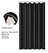 Home Queen Shower Curtain, Heavy Duty Liner, Bathroom Curtain Liner, 72 W x 72 L Inches, Black