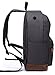 VASCHY School Backpack for College Students Casual Daypack with Padded 15 inch Laptop Compartment Dark Gray