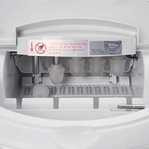 WOLTU Eiswürfelmaschine Eiswürfelbereiter, 12kg/24hrs, 3 Eiswürfel-Größen, 2,8 Liter Wassertank… – Bild 7
