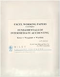 Fundamentals of Intermediate Accounting, Excel Working Papers, Kieso, Donald E. and Weygandt, Jerry J., 0471263109
