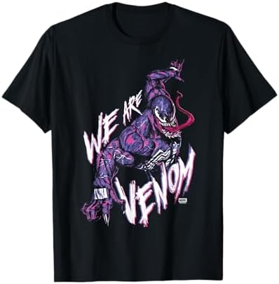 Amazon.com: Marvel Venom Split Down The Middle Grin T-Shirt