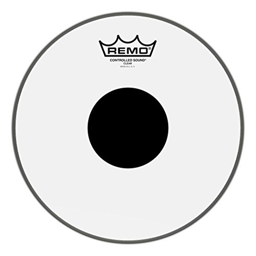 Remo Controlled Sound Clear Drum Head with Black Dot - 10 Inch