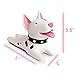 DomeStar Cute Dog Door Stopper, Decorative Bull Terrier Door Stop Decorative Animal Doorstop Style Door Wedge for Home Classroom and Office Bottom of Door Prevent