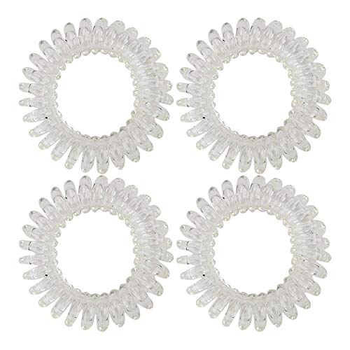 Kitsch Mega Hair Coils, Spiral Hair Ties for Women, Phone Cord Elastic