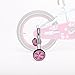 DRBIKE Adjustable Training Wheels for 12 14 16 18 20 Inch Kids Bike Universal Kids Bicycle Stabilizer Support Rear Wheel Pink