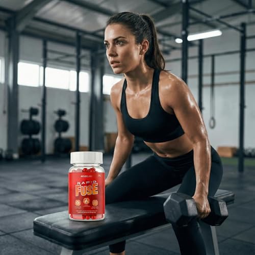 Rapid Fuse Pré Treino e Termogênico (Foguinho) - 60 Cápsulas com Cafeína, Psyllium e Picolinato de Cromo - Fuselabs - Suplemento para Academia e Fitness