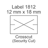 White Labels for Contact Label Gun Models 6.18 & 7.18 (CGX1812)