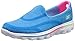 Skechers Kids 81052L Go Walk 2 Athletic Sneaker,Blue,12 M US Little Kid