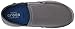 Crocs mens Santa Cruz Convertible Slip on Loafer, Light Grey/Slate Grey, 8 US