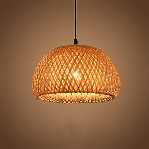 DIDIDD Chandelier-Japanese-Style Minimalist Art Ceiling Nordic Bamboo Rattan Energy Saving Pendant Light Shade Fashion Creative Living Room Restaurant Chandeliers Wshceilinglamp