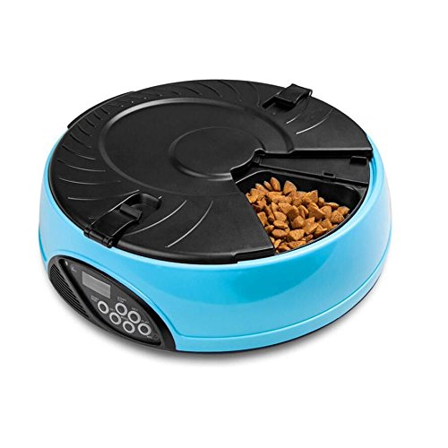 Cheap Pet Feeder Balakie 6 Meals Programmable Timer Portion