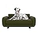 Novogratz 6251849N Brittany, Large Pet Bed Furniture, Green Linen Sofasthumb 2