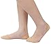 CAcB sox 3 pairs Women's Lowest Cut Liner Socks w/Forefoot Cushion & Silicone Heel,3 pairs