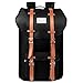 Travel Laptop Backpack, PRASACCO Outdoor Hiking Dayback Water Resistant Anti Theft 17inch Business Computer Bag, College School Backpack for Men Women, Black