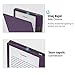 MoKo Case Fits All-New Kindle Oasis (9th and 10th Generation ONLY, 2017 and 2019 Release), Multi Angle Viewing Vertical Flip Cover with Auto Wake/Sleep - Purple
