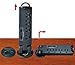Electriduct Desktop Pull-Up PowerTap Grommet with Surge Protector and USB Charger 2.4 Amp (Black)